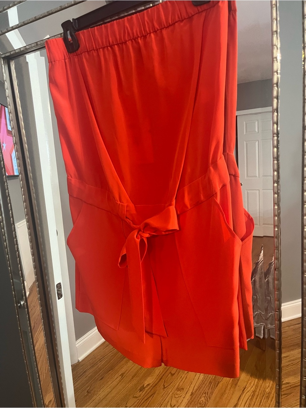 Diane Von Furstenberg Tie-Waist Romper
